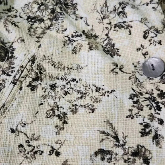 J. Jill Cotton Tweed Floral Blazer - Picture 2 of 10